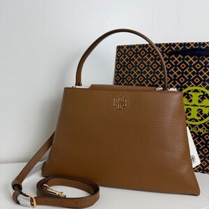 NWT Tory Burch Britten Satchel
